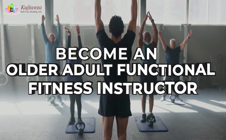 Instructor leading a senior fitness workshop